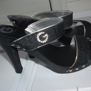 Guess Shoes Heels Guess GG Logo